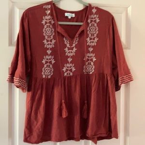 Grace & Lace Autumn slub top